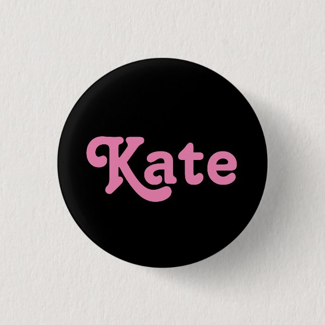 Badge Rond 2,50 Cm Kate de bouton (Devant)