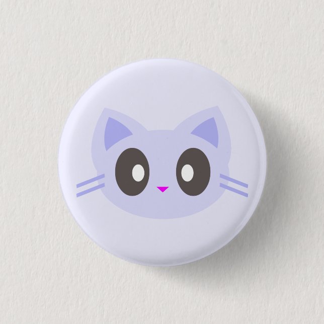 Badge Rond 2,50 Cm kawaii kitty (Devant)