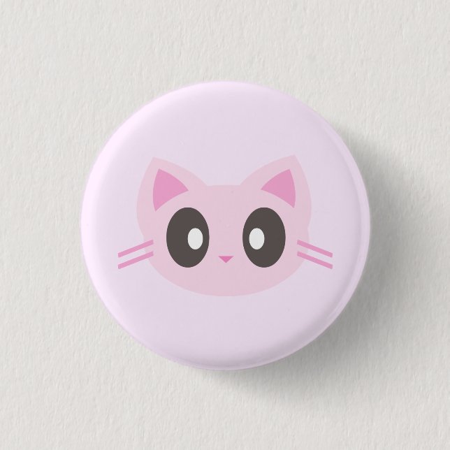 Badge Rond 2,50 Cm kawaii kitty (Devant)