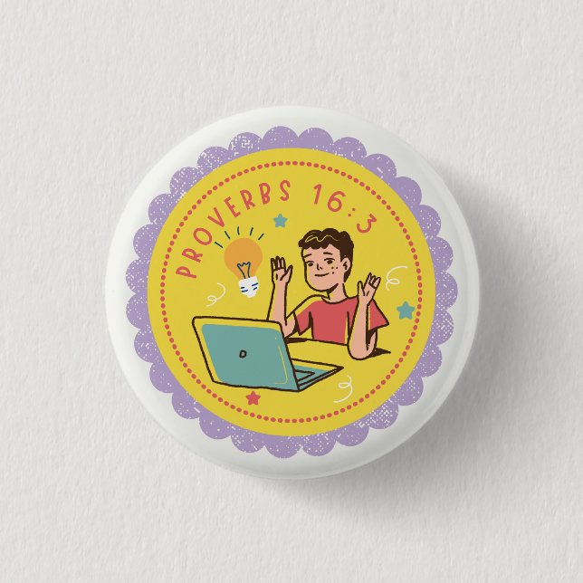 Badge Rond 2,50 Cm KE Prov 16:3 (Devant)