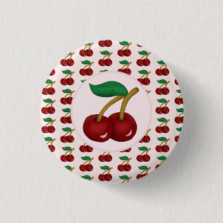 Badge Rond 2,50 Cm Kirschen