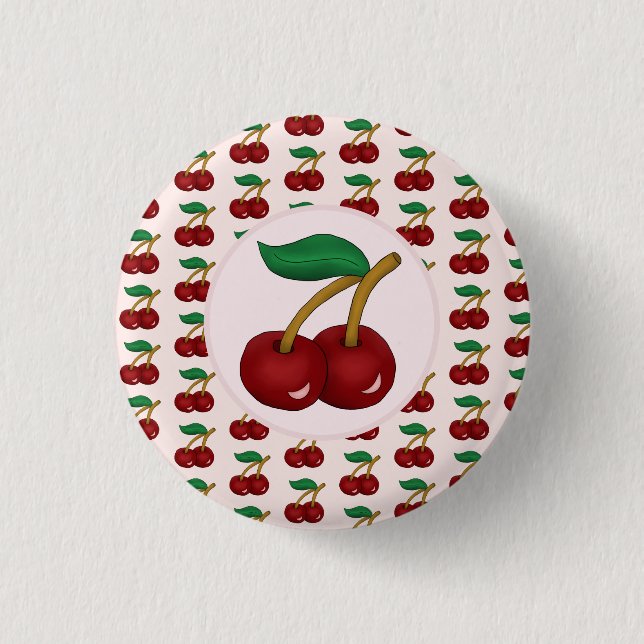 Badge Rond 2,50 Cm Kirschen (Devant)
