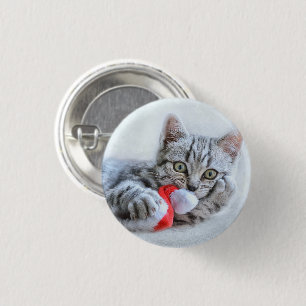 Badge Rond 2,50 Cm Kitten