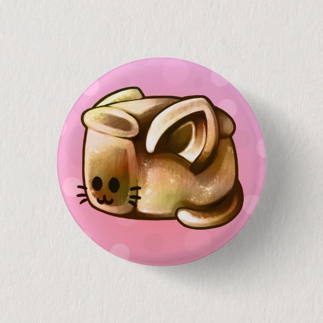 Badge Rond 2,50 Cm KittyLoaf (Devant)