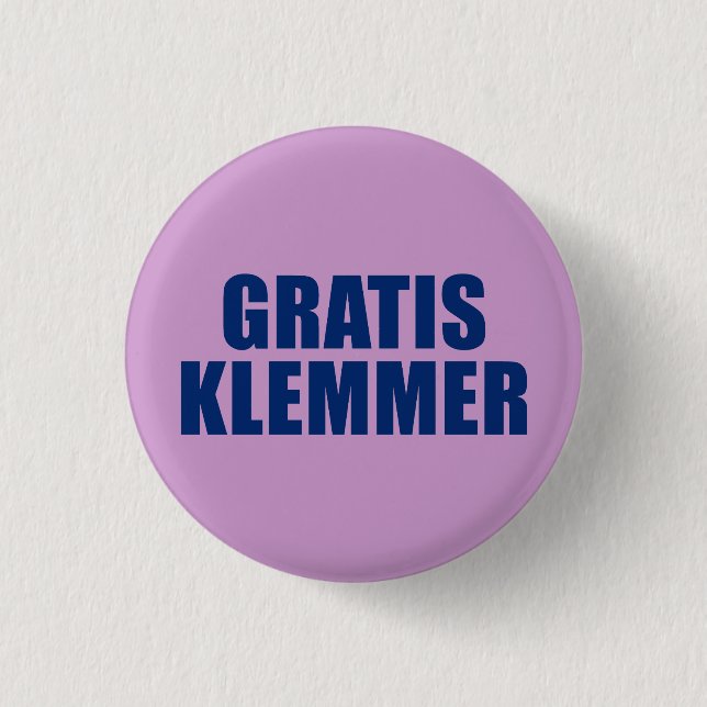 Badge Rond 2,50 Cm Klemmer gratuit (Devant)