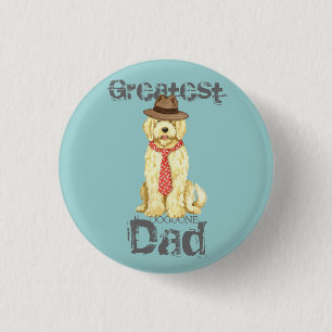 Badge Rond 2,50 Cm Komondor Papa