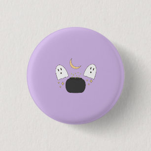 Badge Rond 2,50 Cm La brosse de sorcière
