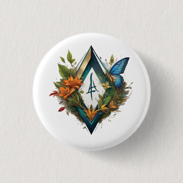 Badge Rond 2,50 Cm la chanson forestière-2 (Devant)