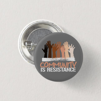 Badge Rond 2,50 Cm La communauté anti-raciste est un sticker Carré de