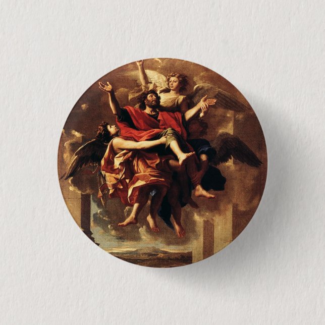 Badge Rond 2,50 Cm La Conversion de saint Paul Beaux-Arts (Devant)