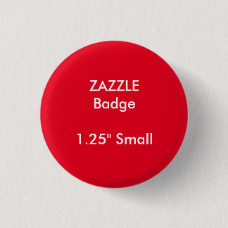 Badge Rond 2,50 Cm La coutume de ZAZZLE a imprimé 1,25" petits