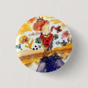 BADGE ROND 2,50 CM LA DAME COLLECTION (AQUARELLES)