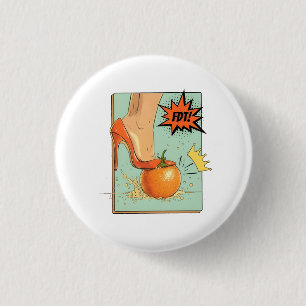 Badge Rond 2,50 Cm La démocratie n'a pas de rois USA Protestation amé