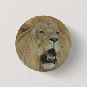 Badge Rond 2,50 Cm La faune des grands chats en ruines