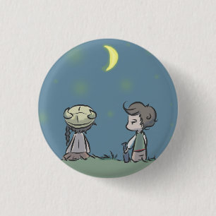 Badge Rond 2,50 Cm La France a-t-elle la même lune ?