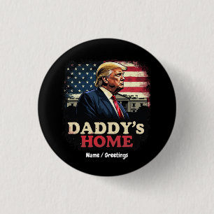 Badge Rond 2,50 Cm La maison de papa 2025 Une vision patriotique et d