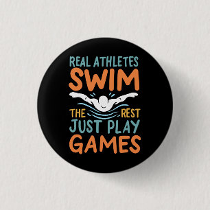 Badge Rond 2,50 Cm La natation