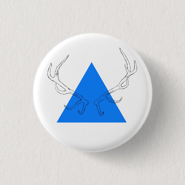 Badge Rond 2,50 Cm la plupart de hippie (Devant)