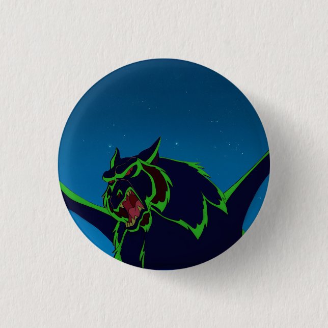 Badge Rond 2,50 Cm La princesse de cygne - grand bouton animal (Devant)