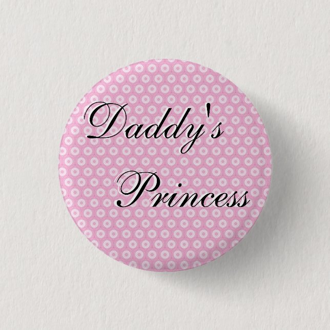 Badge Rond 2,50 Cm La princesse du papa (Devant)