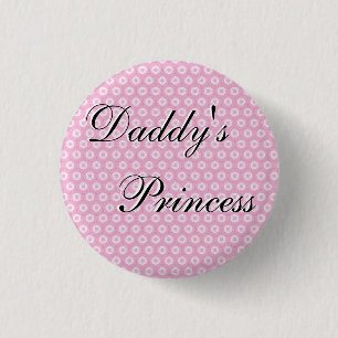Badge Rond 2,50 Cm La princesse du papa