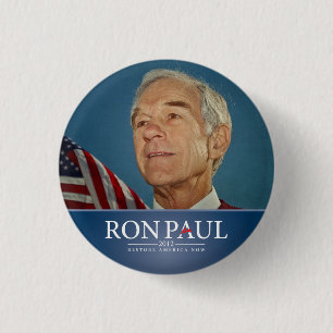Badge Rond 2,50 Cm La restauration Amérique de Ron Paul se boutonnen
