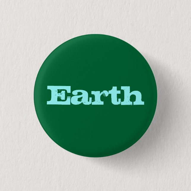 Badge Rond 2,50 Cm La terre (Devant)