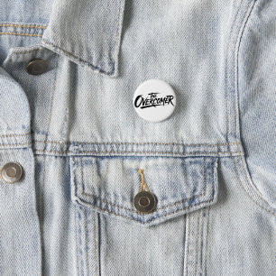 Badge Rond 2,50 Cm La typographie audacieuse de Overcomer