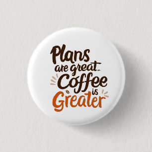 Badge Rond 2,50 Cm La typographie de Coffee Lover