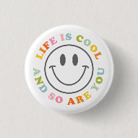 La vie est Cool heureux visage souriant Emoji