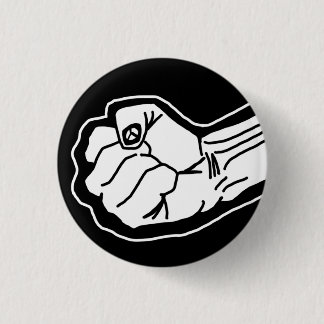 Badge Rond 2,50 Cm la vie noire