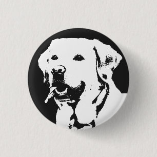 Badge Rond 2,50 Cm Labrador Retriever