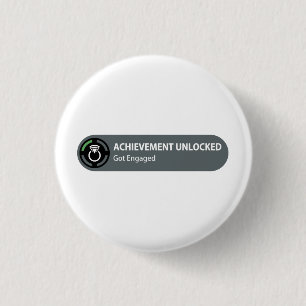 Badge Rond 2,50 Cm L'accomplissement a ouvert - se fiance
