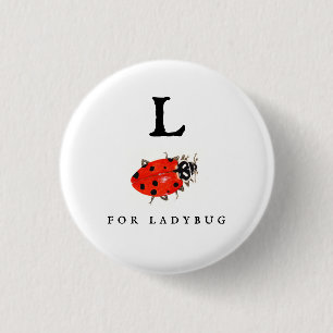 Badge Rond 2,50 Cm Ladybug