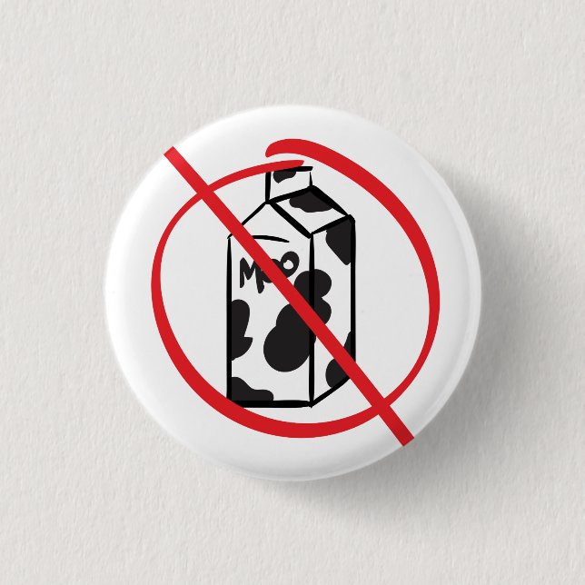 Badge Rond 2,50 Cm Laiterie libre - allergie/intolérance (Devant)