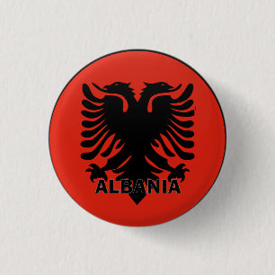 Badge Rond 2,50 Cm L'Albanie