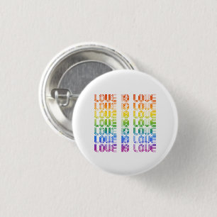 Badge Rond 2,50 Cm L'amour c'est l'amour Rétro