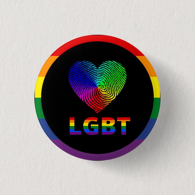 Badge Rond 2,50 Cm l'amour est l'amour (Devant)