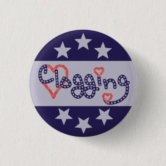 Badge Rond 2,50 Cm L'amour obstruant tient le premier rôle des coeurs