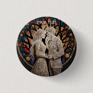 Badge Rond 2,50 Cm Lancer l'oreiller