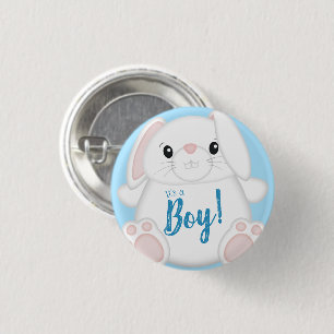 Badge Rond 2,50 Cm Lapin Lapin Baby shower Woodland