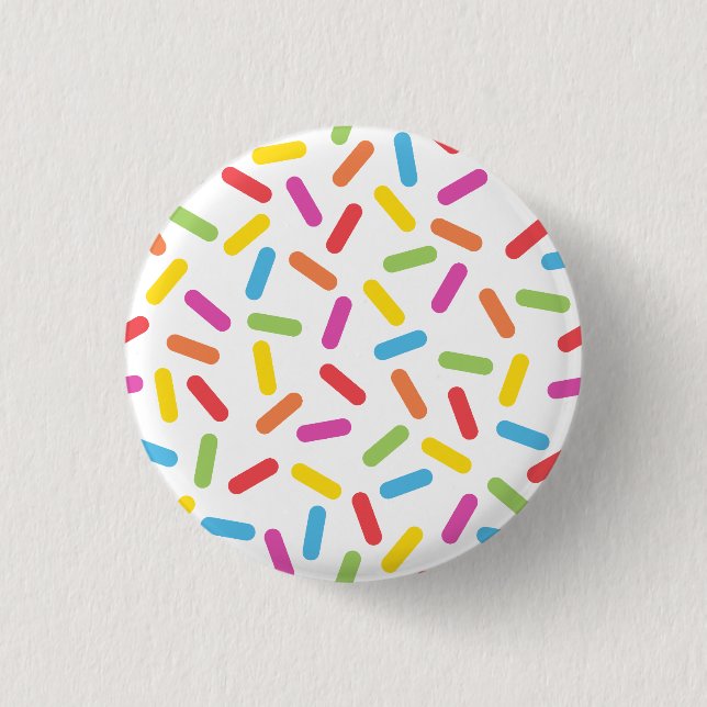 Badge Rond 2,50 Cm L'arc-en-ciel arrose (Devant)