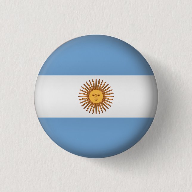 Badge Rond 2,50 Cm L'Argentine ronde (Devant)