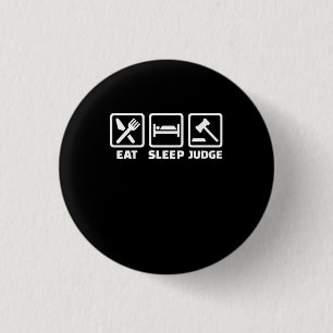 Badge Rond 2,50 Cm L'avocat Mange Sleep Juge