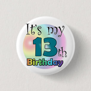 Badge Rond 2,50 Cm Le 13e anniversaire de la mort