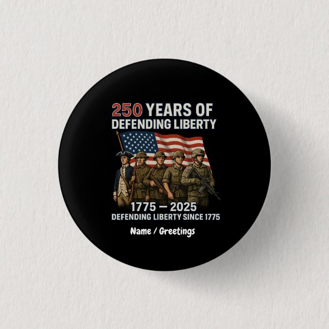 Badge Rond 2,50 Cm Le 250e anniversaire de la parade militaire du dra (Devant)