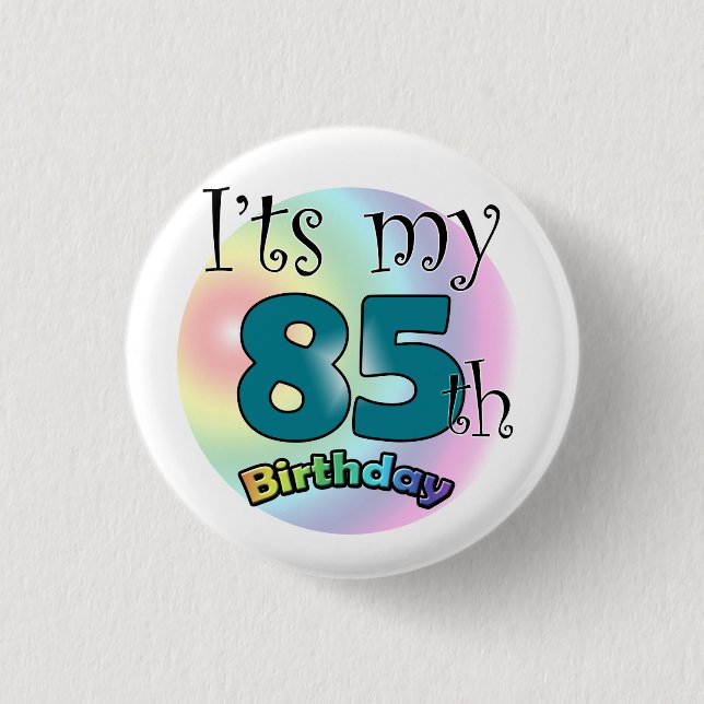 Badge Rond 2,50 Cm Le 85e anniversaire de la mort (Devant)