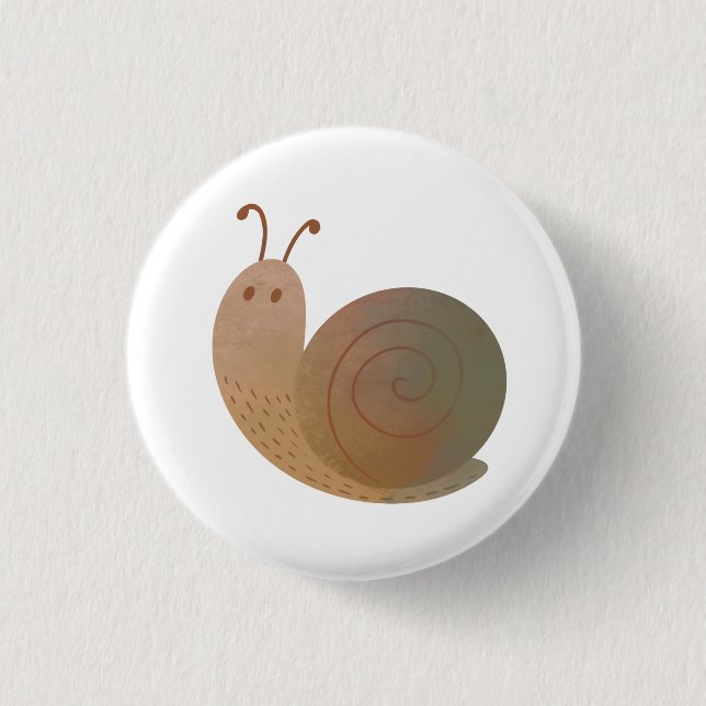 Badge Rond 2,50 Cm Le bon escargot (Devant)
