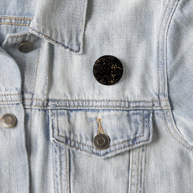 Badge Rond 2,50 Cm LE Bouton PARFAIT (En situation)