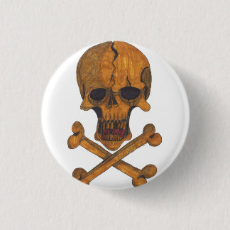 Badge Rond 2,50 Cm Le bronze désosse le bouton
